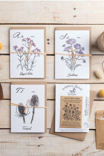 British Wildflower Seed Cards